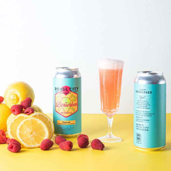Royal City Brewing Releases Berserker Tart Kveik Ale with Raspberry & Lemon