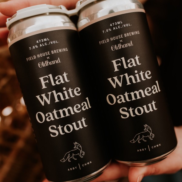 Field House Brewing and Oldhand Coffee Bring Back Flat White Oatmeal Stout