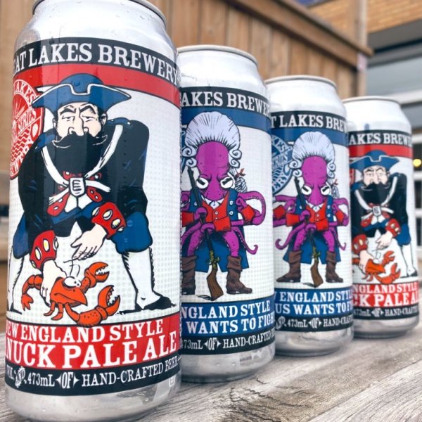 Great Lakes Brewery Brings Back New England Style Editions of Canuck Pale Ale & Octopus Wants To Fight IPA