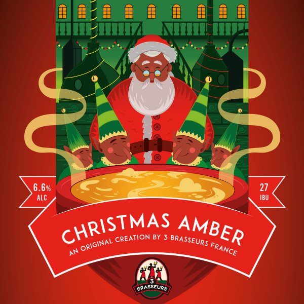Les 3 Brasseurs/The 3 Brewers Releases Christmas Amber