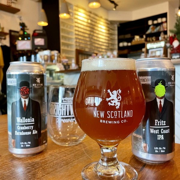 New Scotland Brewing and Brightwood Brewery Release Fritz West Coast IPA and Wallonia Cranberry Farmhouse Ale