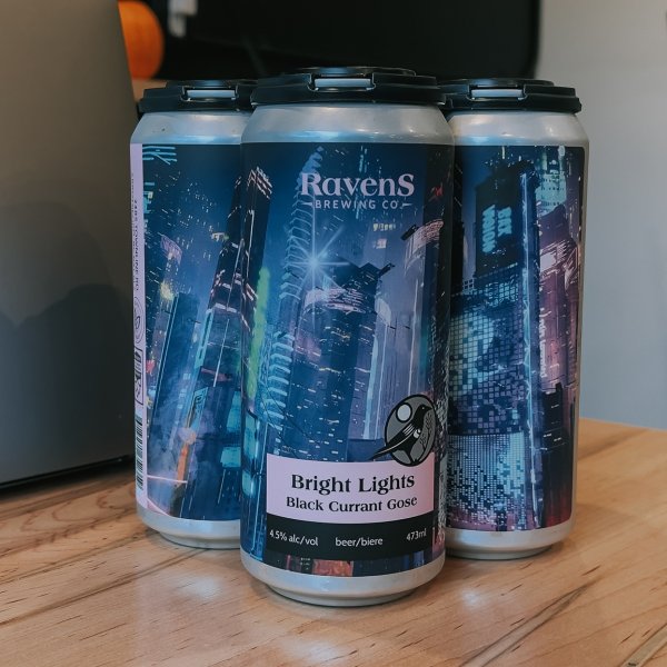 Ravens Brewing Releases Bright Lights Black Currant Gose