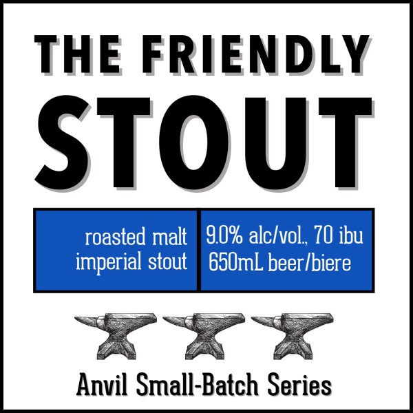 Shawn & Ed Brewing Anvil Small-Batch Series Continues with The Friendly Stout