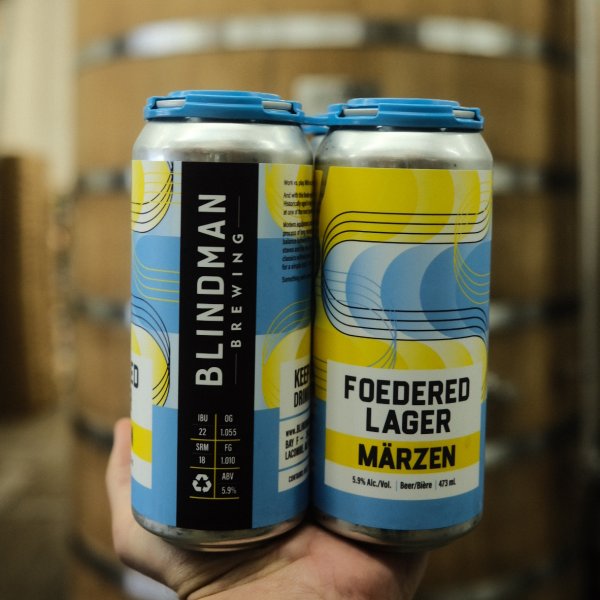 Blindman Brewing Foedered Lager Series Continues with Märzen