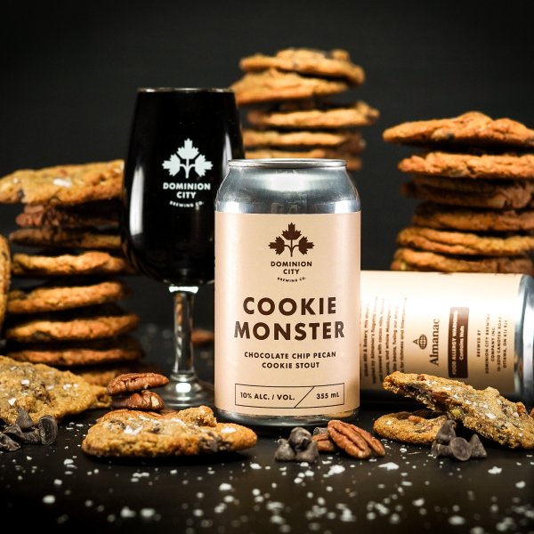 Dominion City Brewing and Almanac Urban Mill & Bakery Release Cookie Monster Chocolate Chip Pecan Cookie Stout