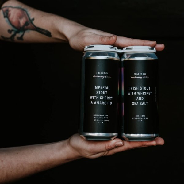 Field House Brewing Releases Imperial Stout with Cherry & Amaretto and Irish Stout With Whisky & Sea Salt