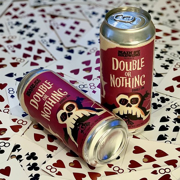 Main St. Brewing Spy-Themed Seasonal Beer Series Continues with Double or Nothing DIPA