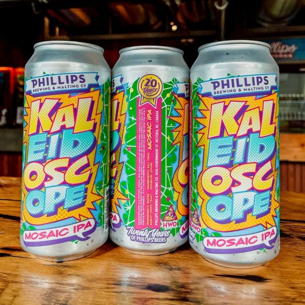 Phillips Brewing Launches 20 Years of Phillips Beers Series with Kaleidoscope Mosaic IPA