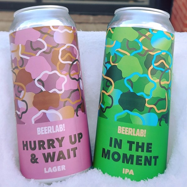 Beerlab! Releases Hurry Up & Wait Lager and In The Moment IPA