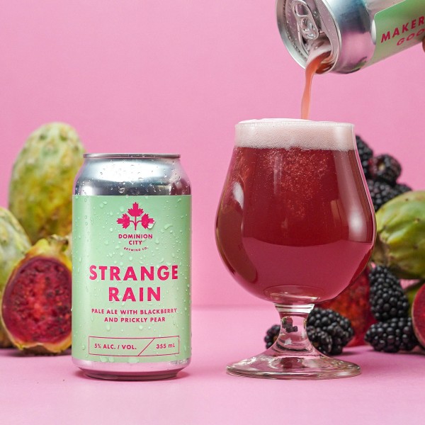 Dominion City Brewing Releases Strange Rain Pale Ale with Blackberry & Prickly Pear