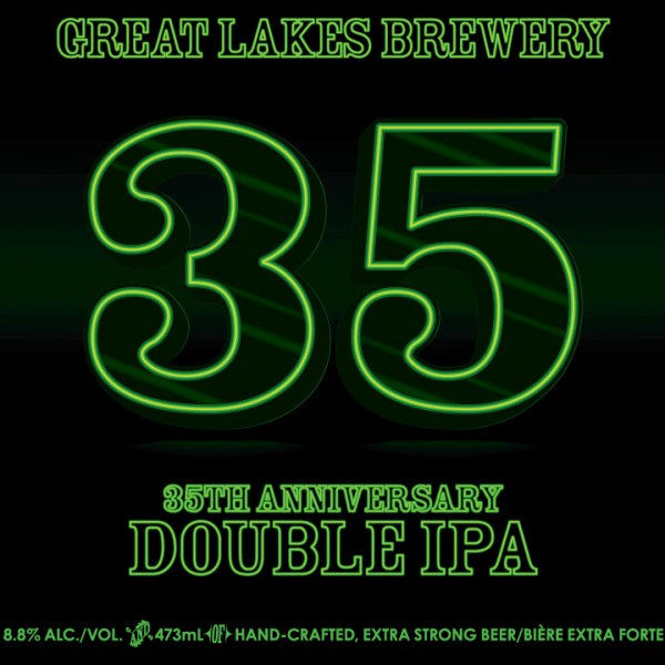 Great Lakes Brewery Releasing 35th Anniversary Double IPA