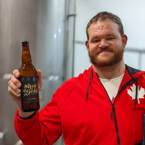 Paralympian Greg Stewart and Kamloops Breweries Releasing Shot of Gold Golden Ale