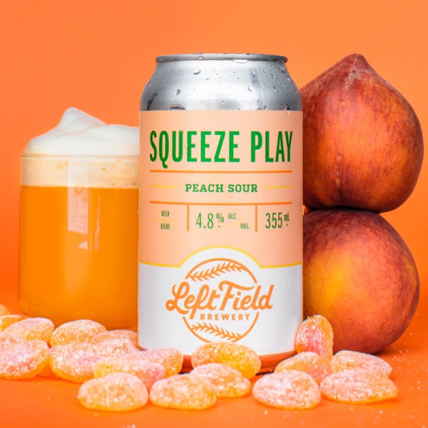 Left Field Brewery Releases Squeeze Play Peach Sour