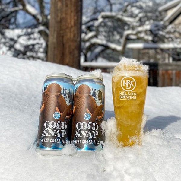 Nelson Brewing Releases Cold Snap West Coast Pilsner and Powder Leopard White IPA