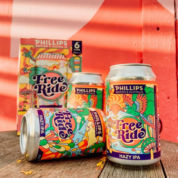 Phillips Brewing Releases Free Ride Hazy IPA