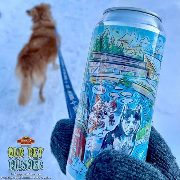 The Publican House Brewery Releases Our Pet Pilsner for Peterborough Humane Society