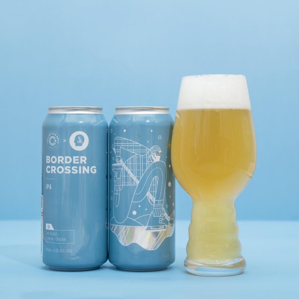 Collective Arts Brewing and Thin Man Brewery Release Border Crossing IPA