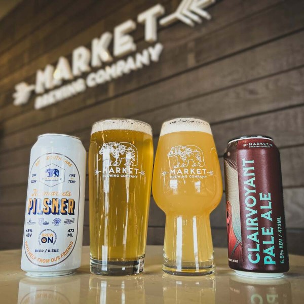 Market Brewing Releases Clairvoyant Pale Ale and Newmarket’s Pilsner