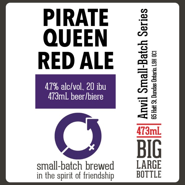 Shawn & Ed Brewing Anvil Small-Batch Series Continues with Pirate Queen Irish Red Ale