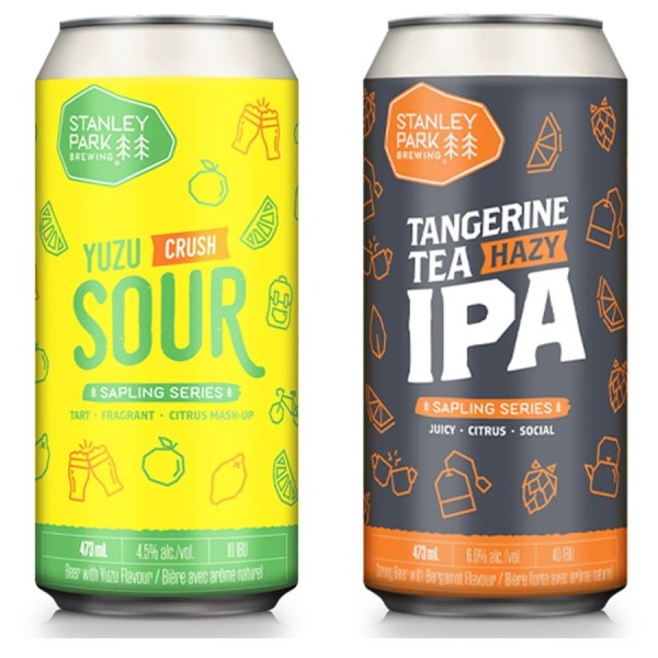 Stanley Park Brewing Releases Yuzu Crush Sour and Tangerine Tea Hazy IPA