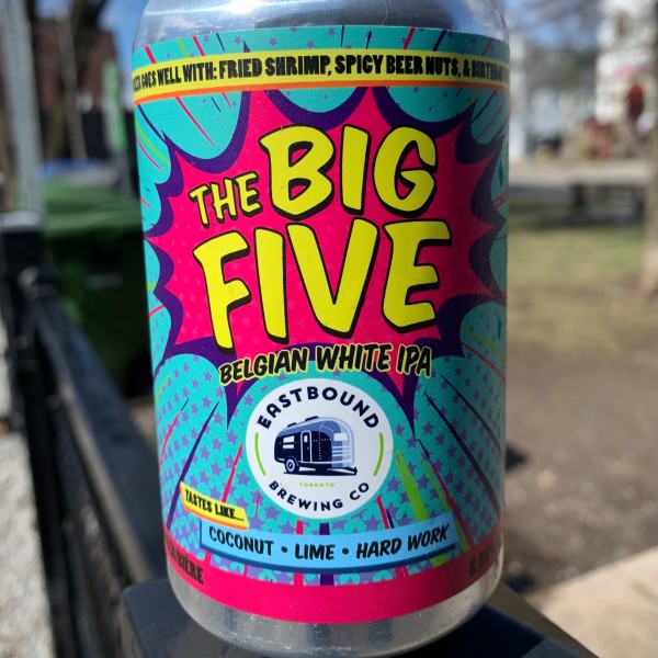 Eastbound Brewing Releases The Big Five Belgian White IPA for 5th Anniversary