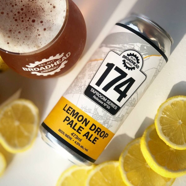 Broadhead Brewery 174 Taproom Series Continues with Lemon Drop Pale Ale