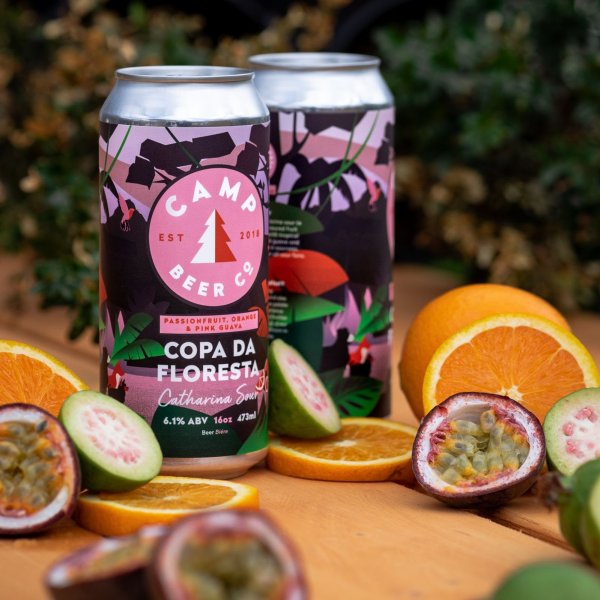 Camp Beer Co. Releases Passionfruit, Orange & Pink Guava Copa Da Floresta Sour