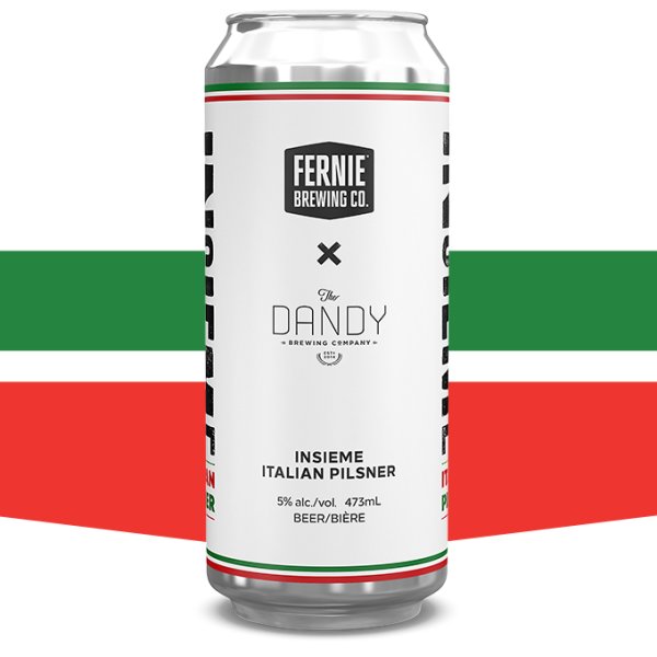Fernie Brewing and The Dandy Brewing Company Release Insieme Italian Pilsner