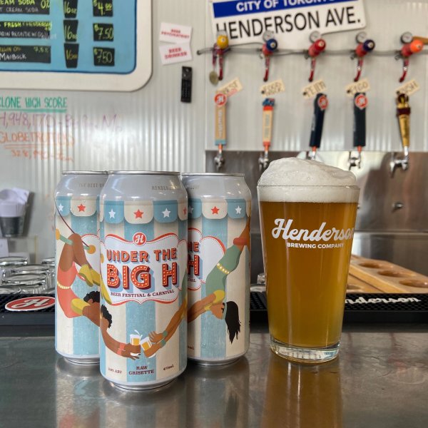Henderson Brewing and Bench Brewing Release Under the Big H Raw Grisette