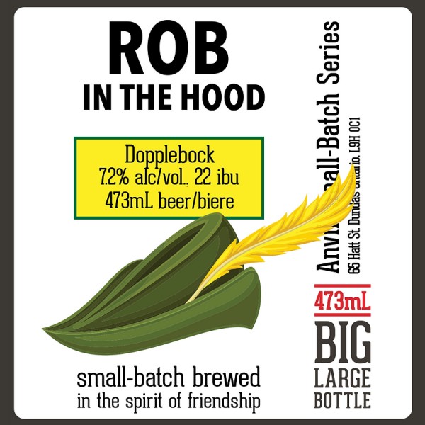 Shawn & Ed Brewing Anvil Small-Batch Series Continues with Rob In The Hood Doppelbock