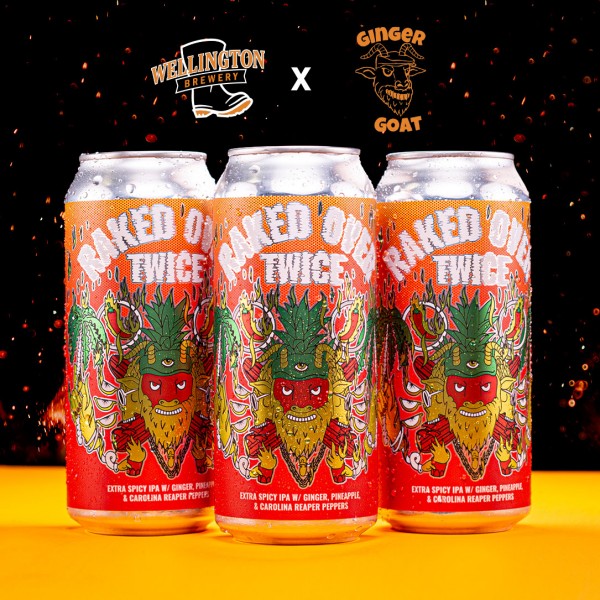 Wellington Brewery and Ginger Goat Hot Sauce Release Raked Over Twice IPA