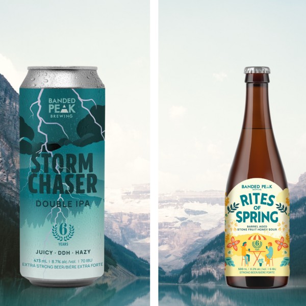 Banded Peak Brewing Releasing Storm Chaser Double IPA and Rites of Spring Barrel Aged Sour