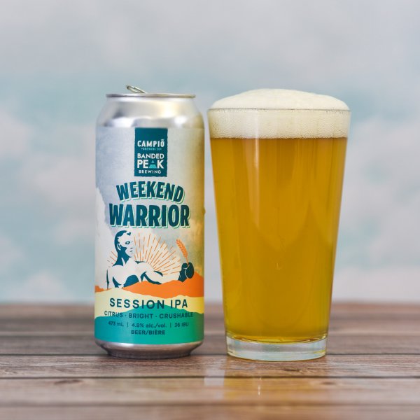 Campio Brewing and Banded Peak Brewing Release Weekend Warrior Session IPA