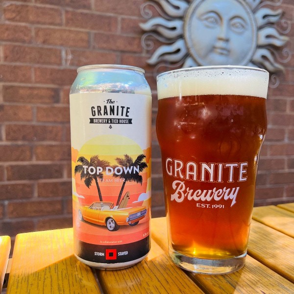 Granite Brewery and Storm Stayed Brewing Release Top Down Steam Beer