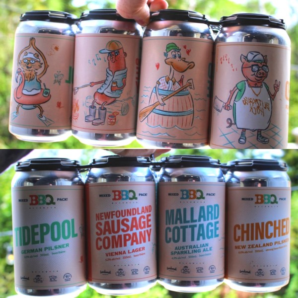 Landwash Brewery Releases Collaborative Pack with Mallard Cottage, Chinched & Newfoundland Sausage Company