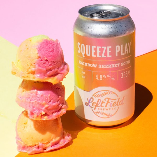 Left Field Brewery Brings Back Squeeze Play Rainbow Sherbet Sour for Pride Month