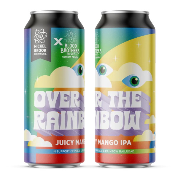 Nickel Brook Brewing and Blood Brothers Brewing Release Over The Rainbow Juicy Mango IPA