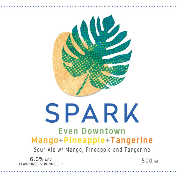 Spark Beer Releases Even Downtown Pink Mango + Pineapple + Tangerine Sour