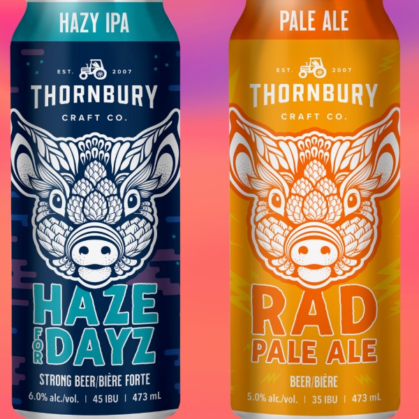 Thornbury Craft Co. Releases Rad Pale Ale and Haze For Dayz IPA