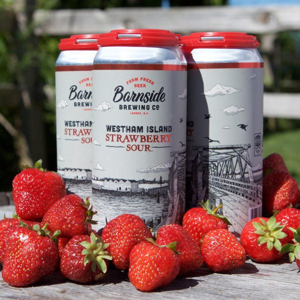 Barnside Brewing Releases Westham Island Strawberry Sour