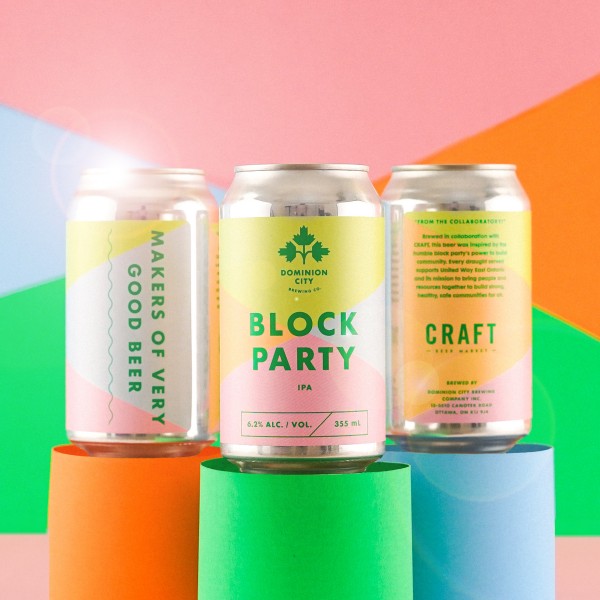 Dominion City Brewing and CRAFT Beer Market Release Block Party IPA