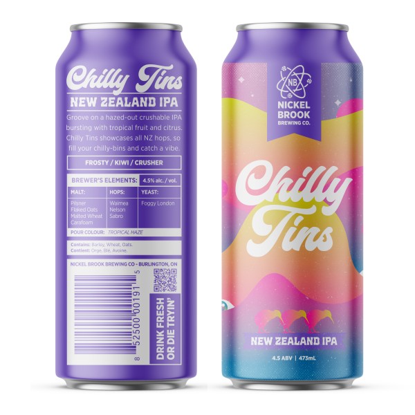 Nickel Brook Brewing Releases Chilly Tins New Zealand IPA