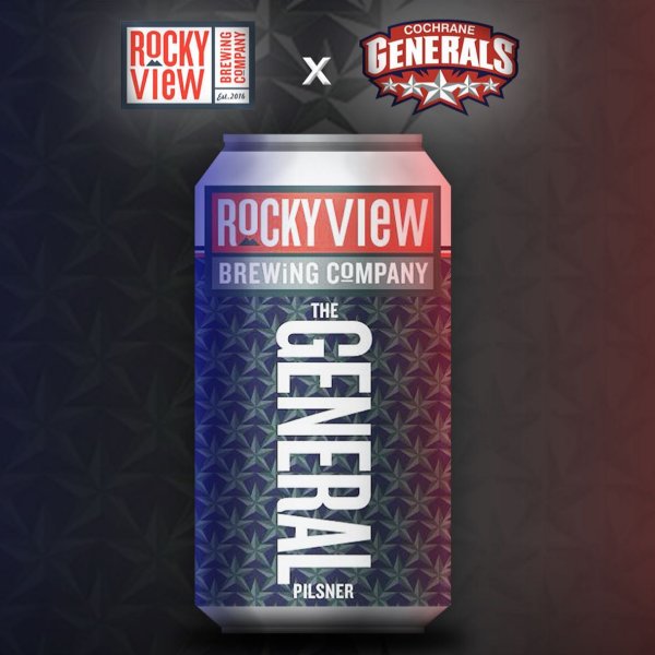 Rocky View Brewing and Cochrane Generals Release The General Pilsner