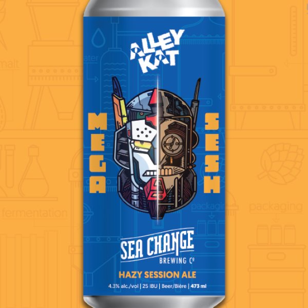 Alley Kat Brewing and Sea Change Brewing Releasing Mega Sesh Hazy Session Ale