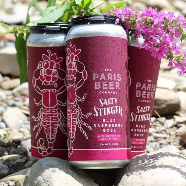 The Paris Beer Co. Releases Salty Stinger Blue Raspberry Gose