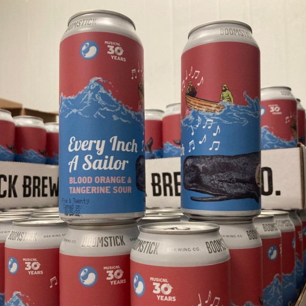 Boomstick Brewing and MusicNL Release Every Inch A Sailor Blood Orange & Tangerine Sour