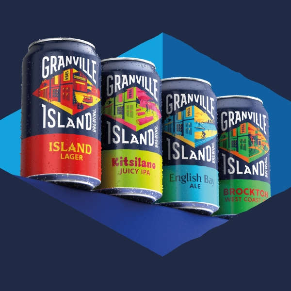 Granville Island Brewing Updates Branding and Core Beer Line-Up