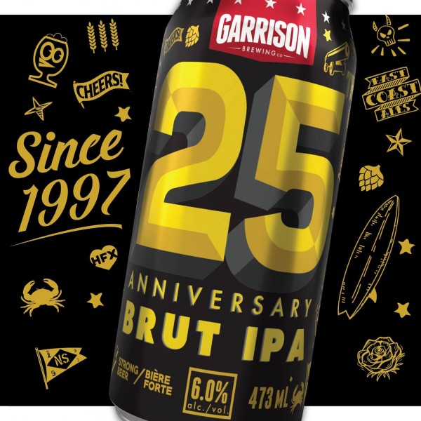 Garrison Brewing Releases 25th Anniversary Brut IPA
