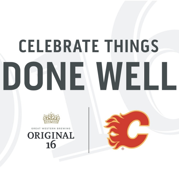 Great Western Brewing Original 16 Pale Ale and GW Light Named Official Beers of the Calgary Flames