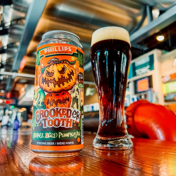 Phillips Brewing Releases 2022 Edition of Crooked’er Tooth Barrel Aged Pumpkin Ale